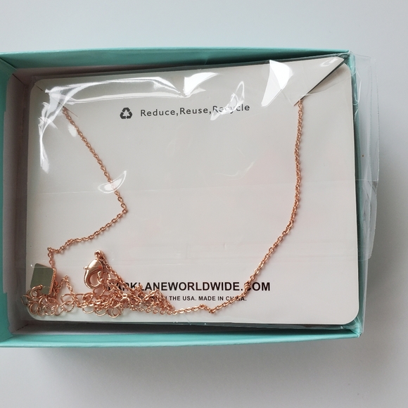 Park Lane Rose Gold Tone Impression Necklace - Picture 4 of 6